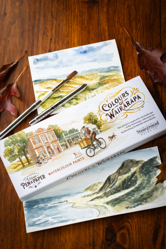 Colours of Wairarapa Watercolour Palette (12)