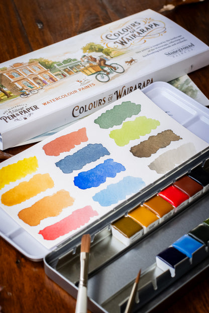 Colours of Wairarapa Watercolour Palette (12)