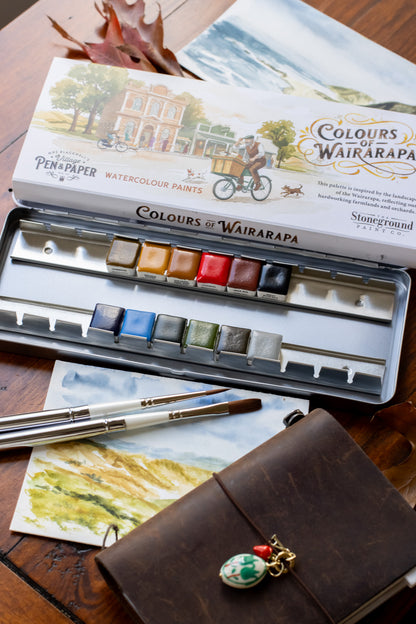 Colours of Wairarapa Watercolour Palette (12)