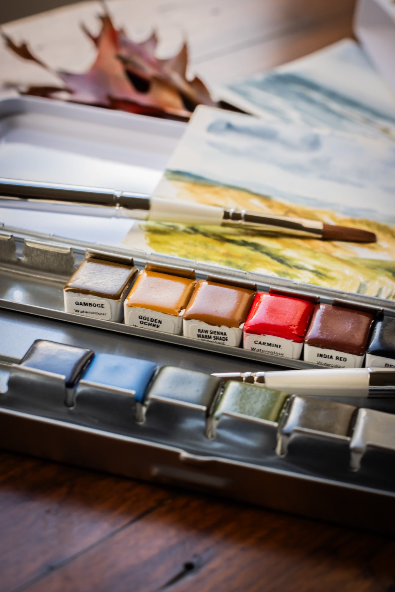Colours of Wairarapa Watercolour Palette (12)