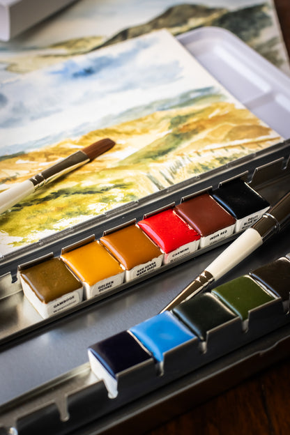 Colours of Wairarapa Watercolour Palette (12)
