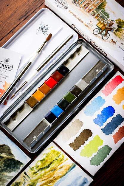 Colours of Wairarapa Watercolour Palette (12)