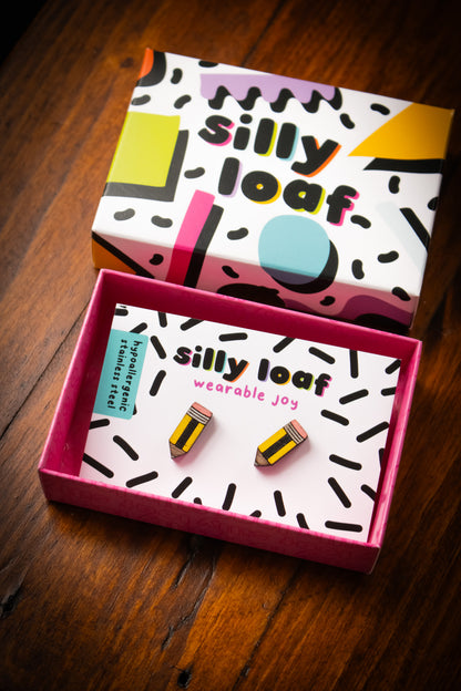 Pencil Stud Earrings