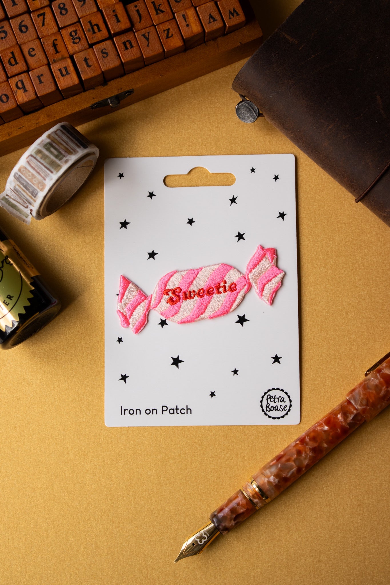Iron on Embroidered Patch - Sweetie