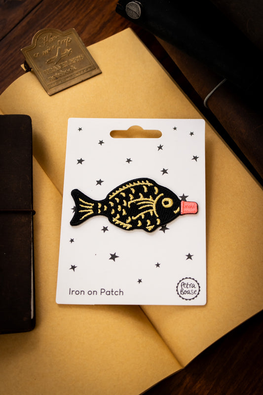 Iron-on Embroidered Patch - Soy Sauce Bottle