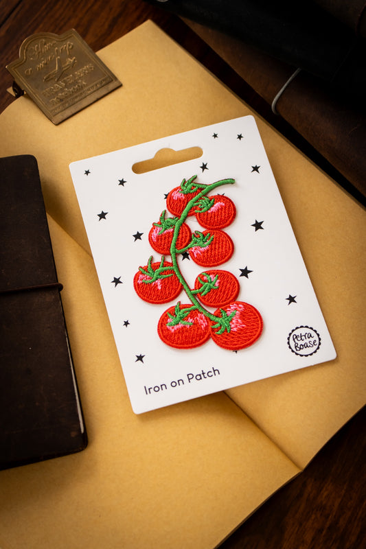 Iron-on Embroidered Patch - Tomatoes