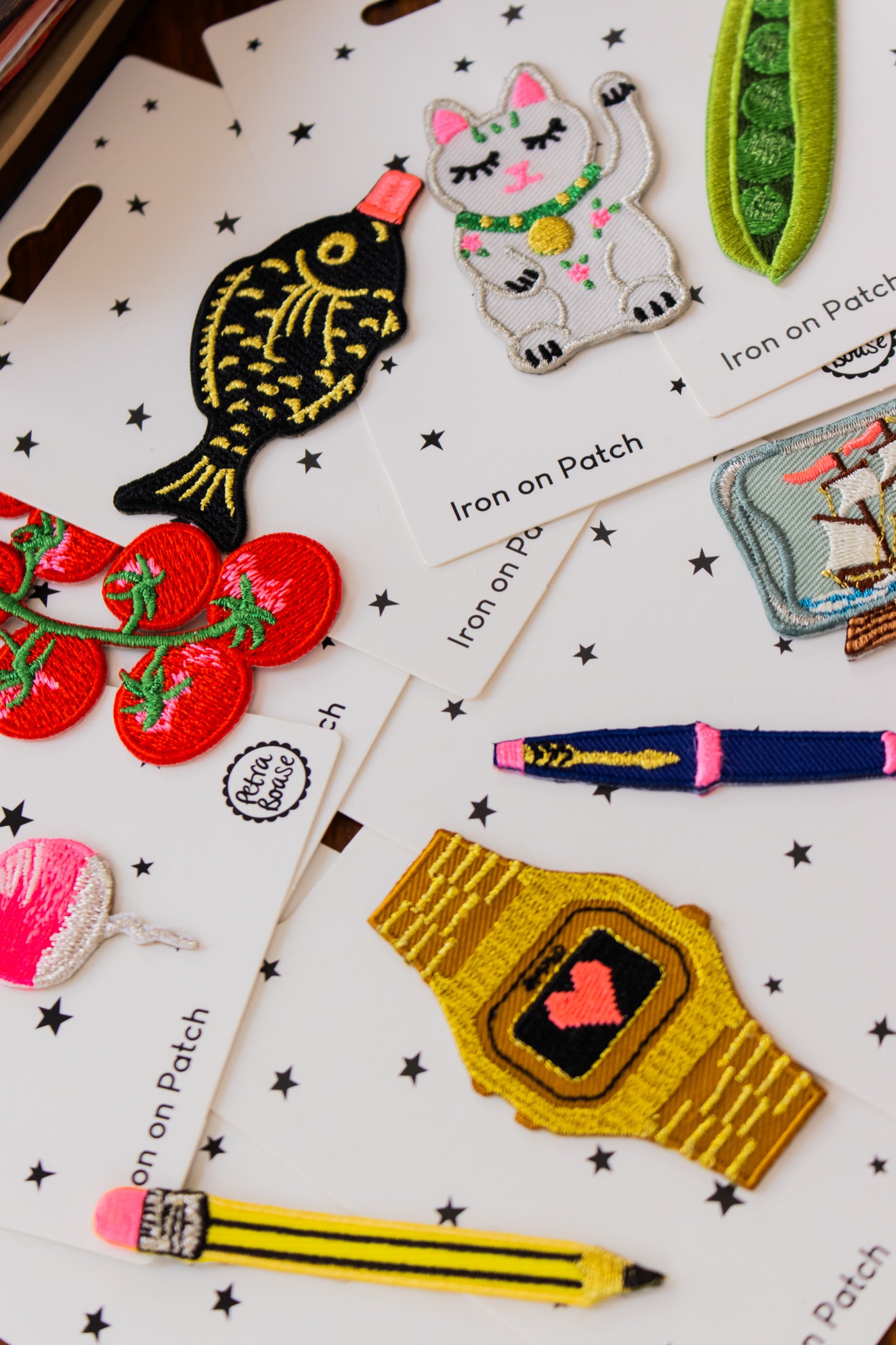 Iron-on Embroidered Patch - Tomatoes