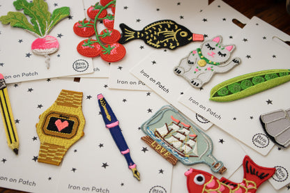 Iron-on Embroidered Patch - Love Watch