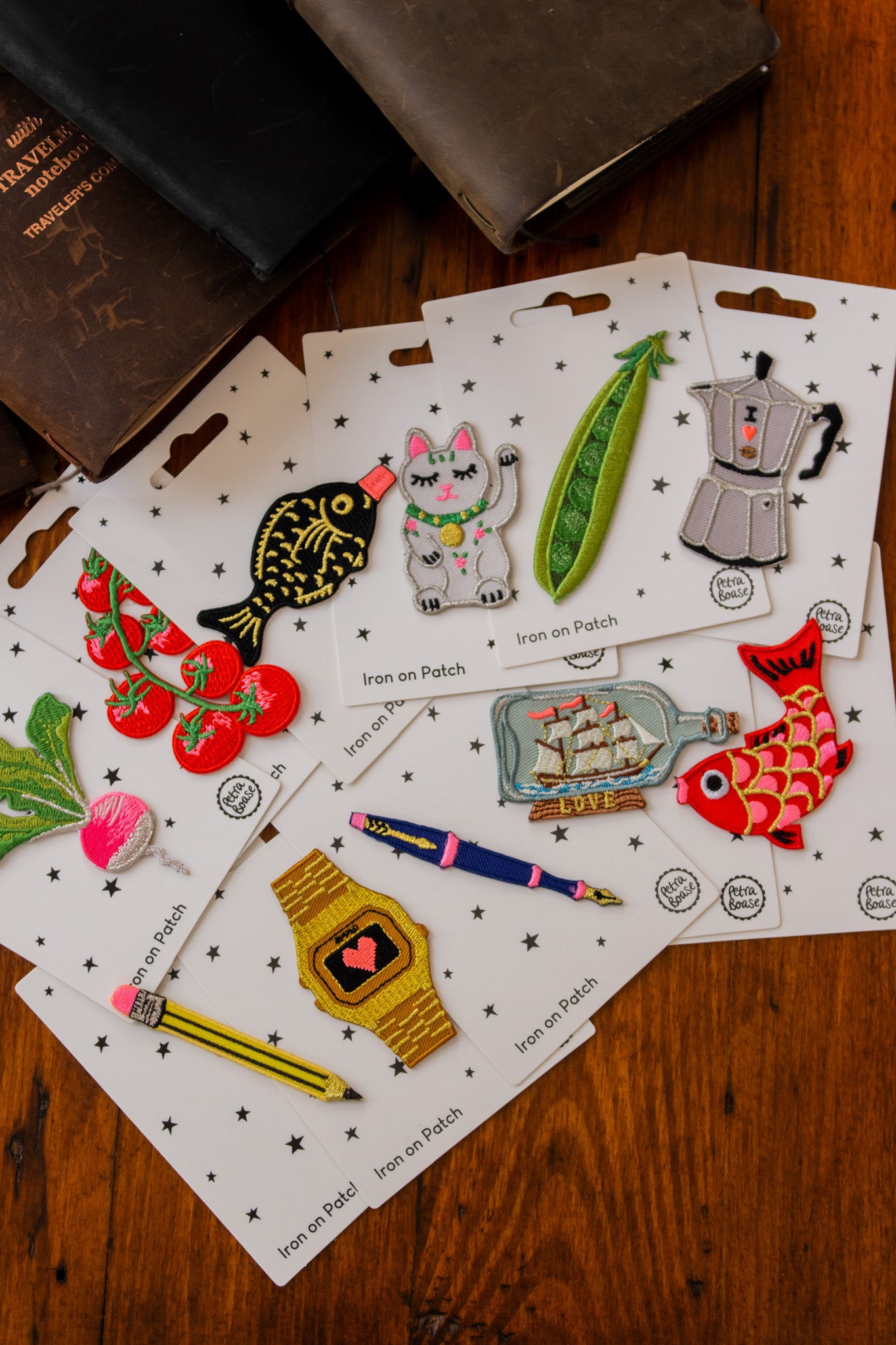 Iron-on Embroidered Patch - Ship In A Bottle