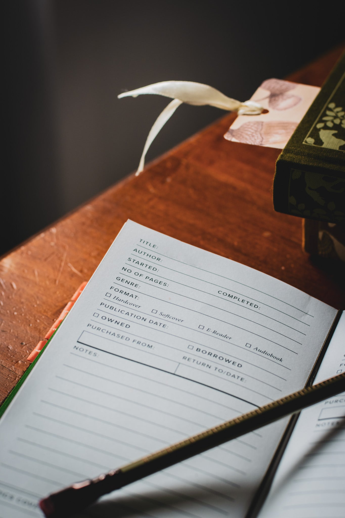 Reading Log Series 3