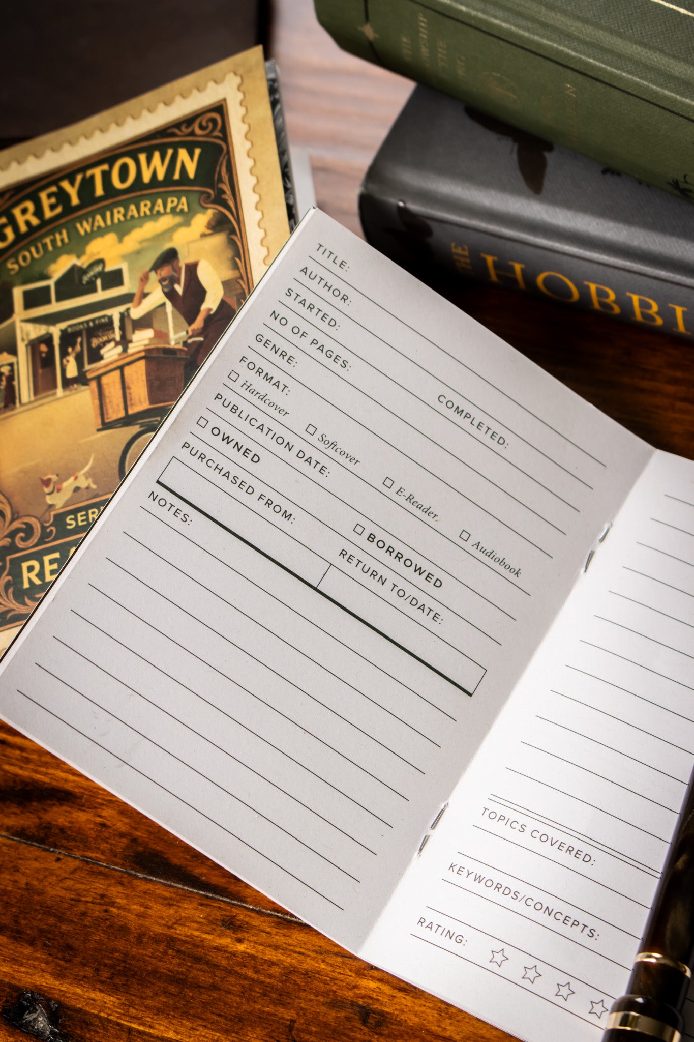 Reading Log Series 4 - Passport Size