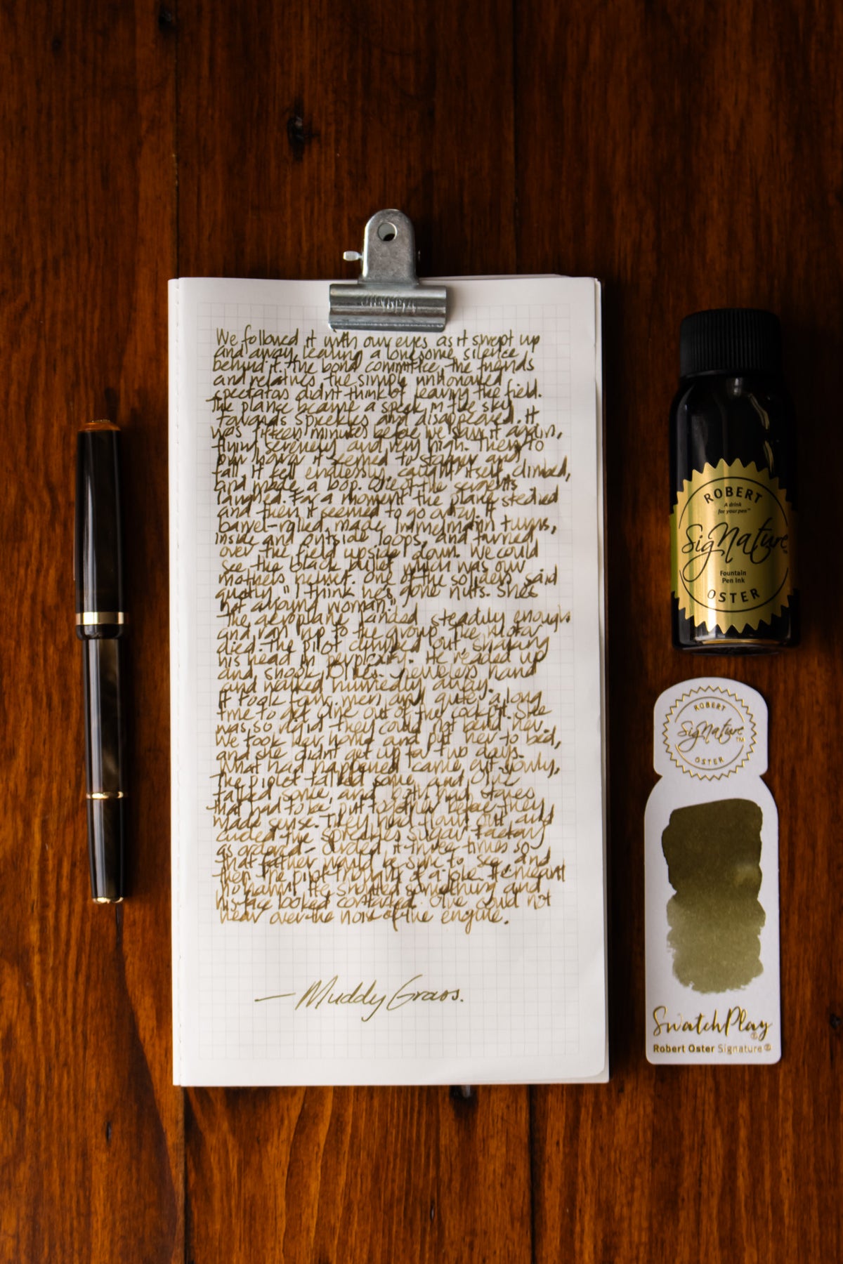 Fountain Pen Ink: Muddy Grass