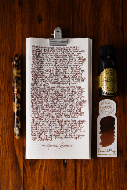 Fountain Pen Ink: Aussie Brown