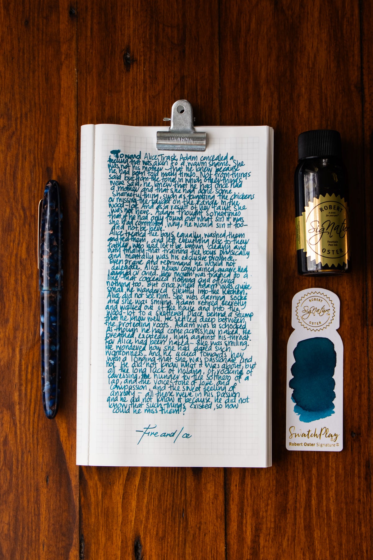 Fountain Pen Ink: Fire and Ice
