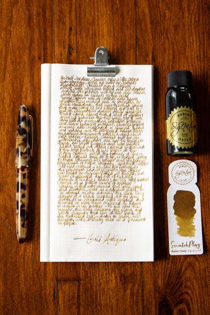 Fountain Pen Ink: Gold Antiqua