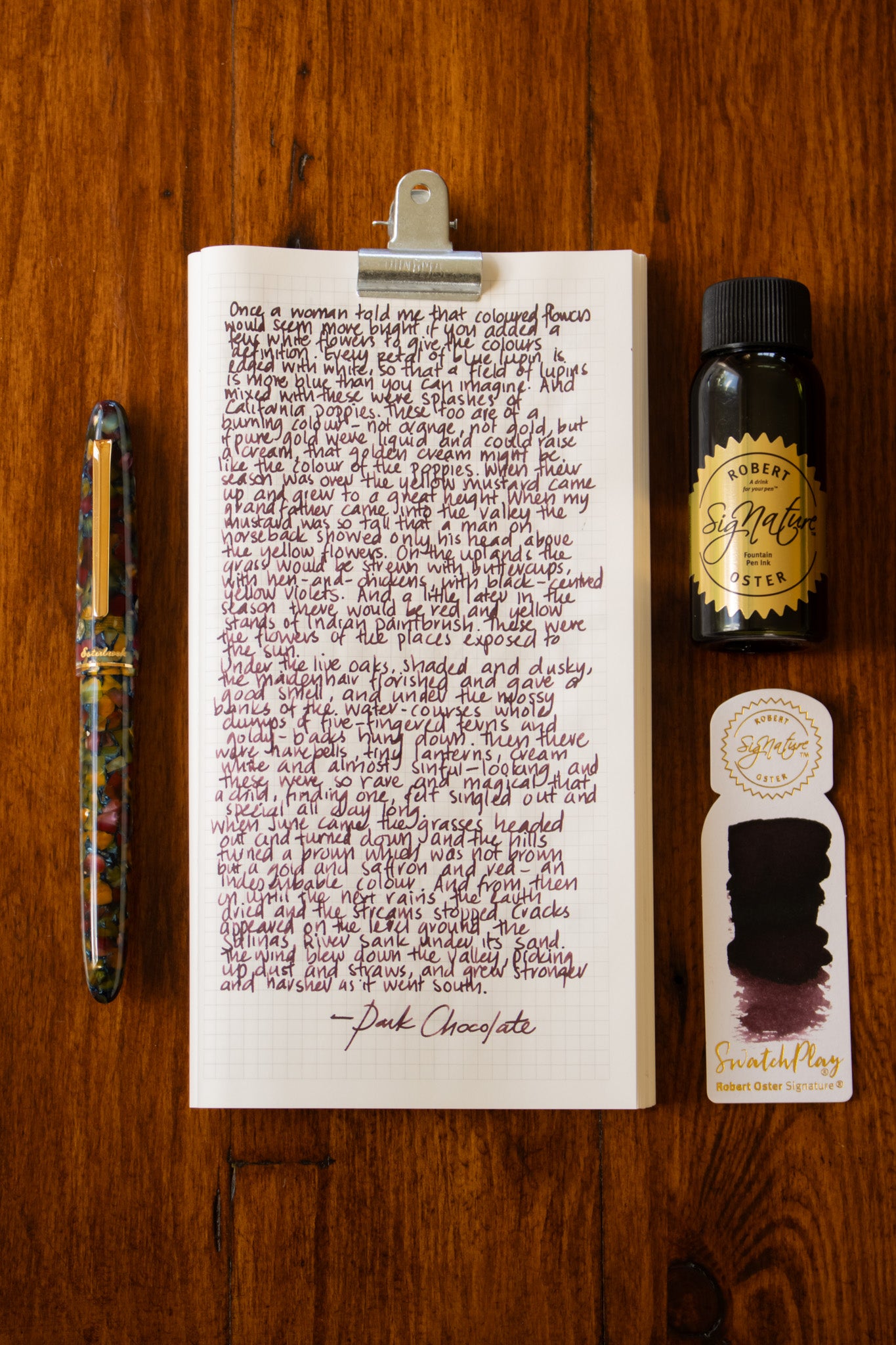 Fountain Pen Ink: Dark Chocolate
