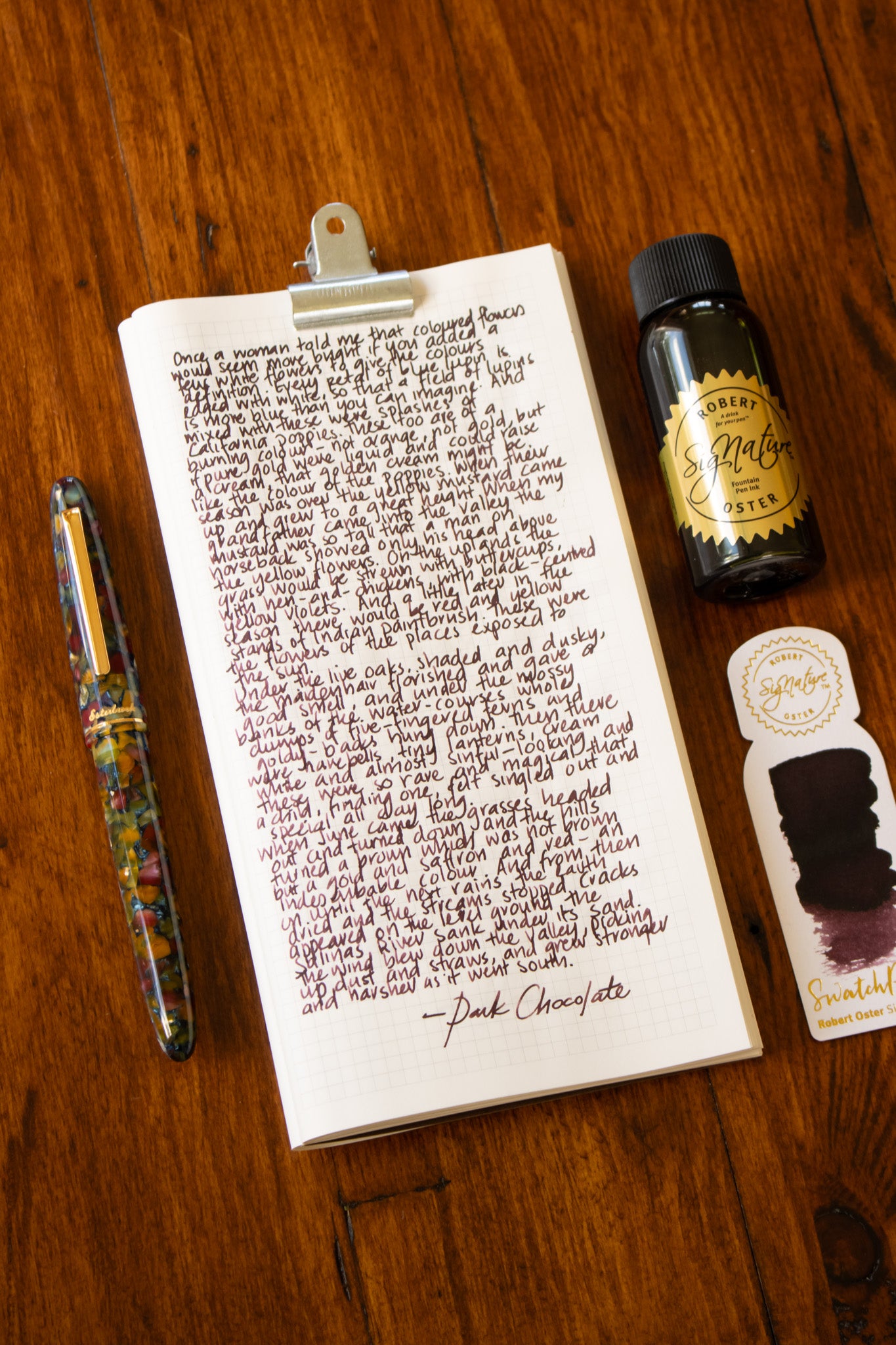 Fountain Pen Ink: Dark Chocolate