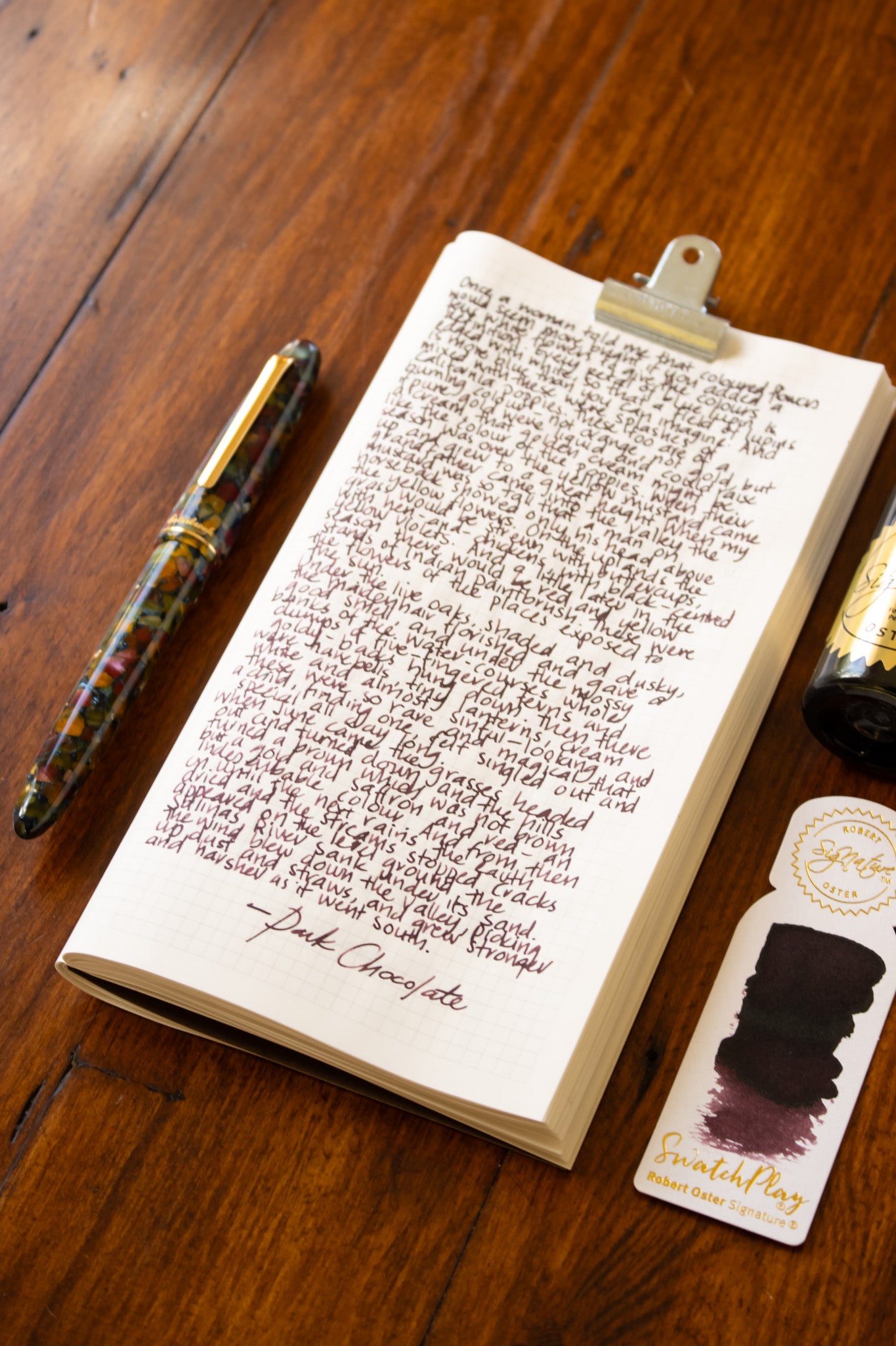 Fountain Pen Ink: Dark Chocolate