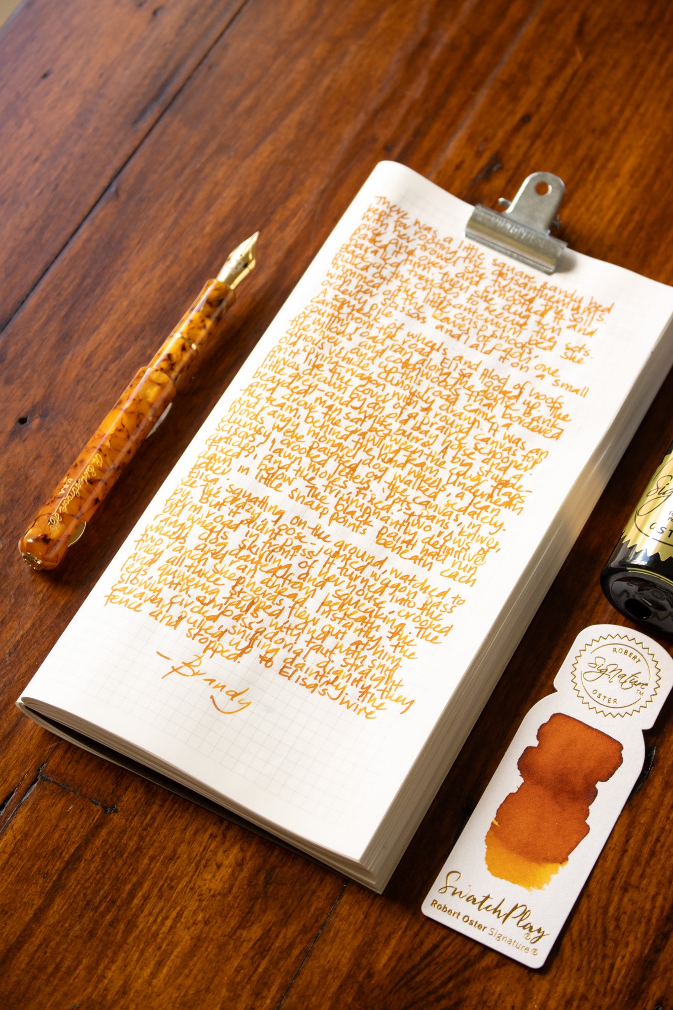 Fountain Pen Ink: Brandy