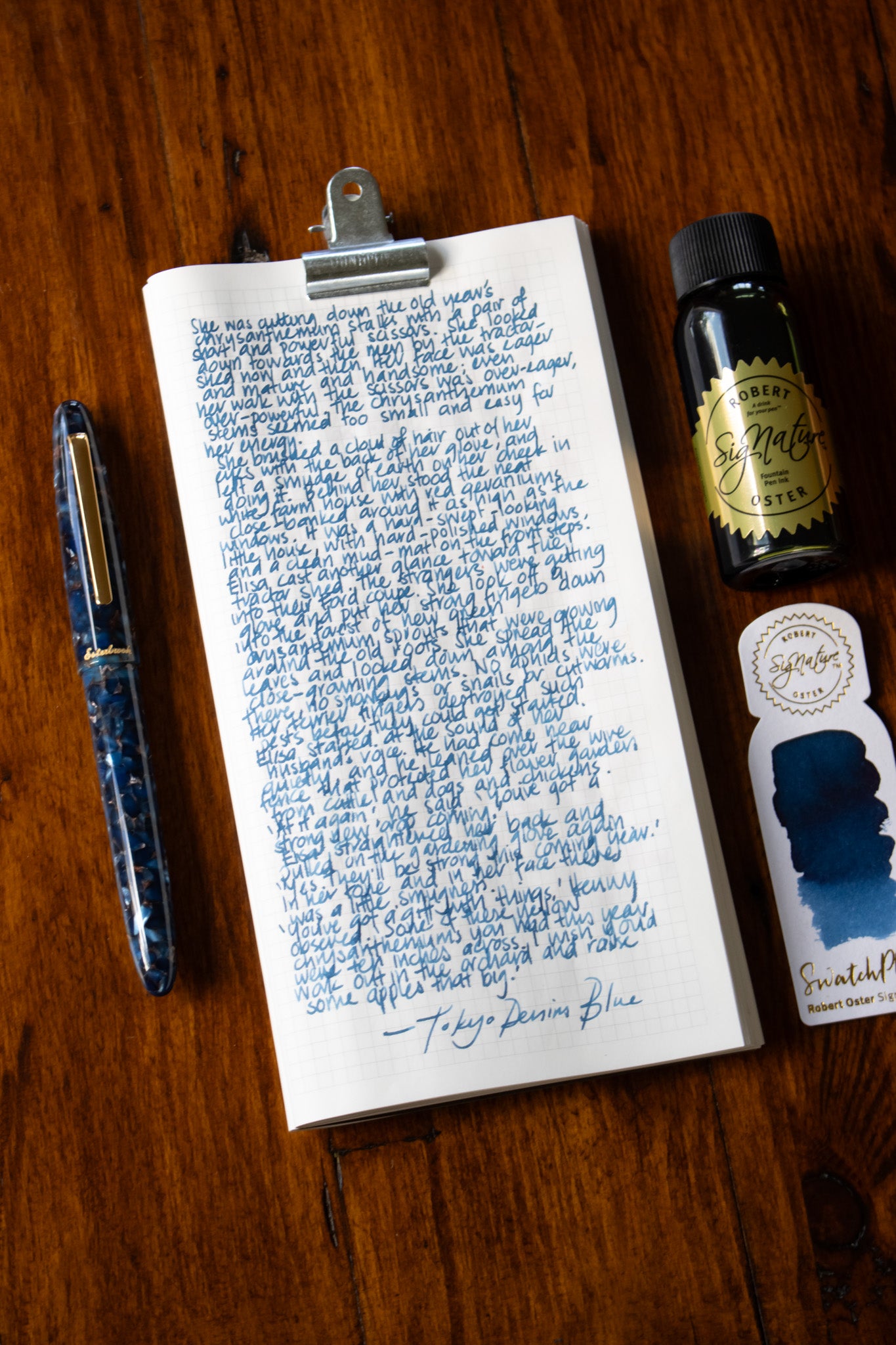 Fountain Pen Ink: Tokyo Blue Denim