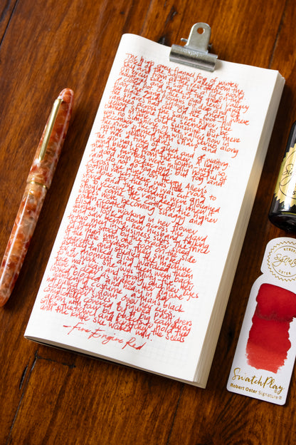 Fountain Pen Ink: Fire Engine Red