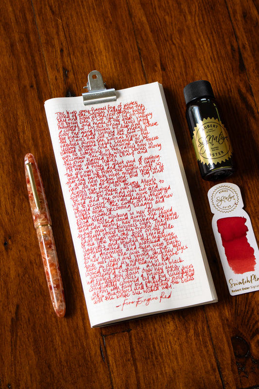 Fountain Pen Ink: Fire Engine Red