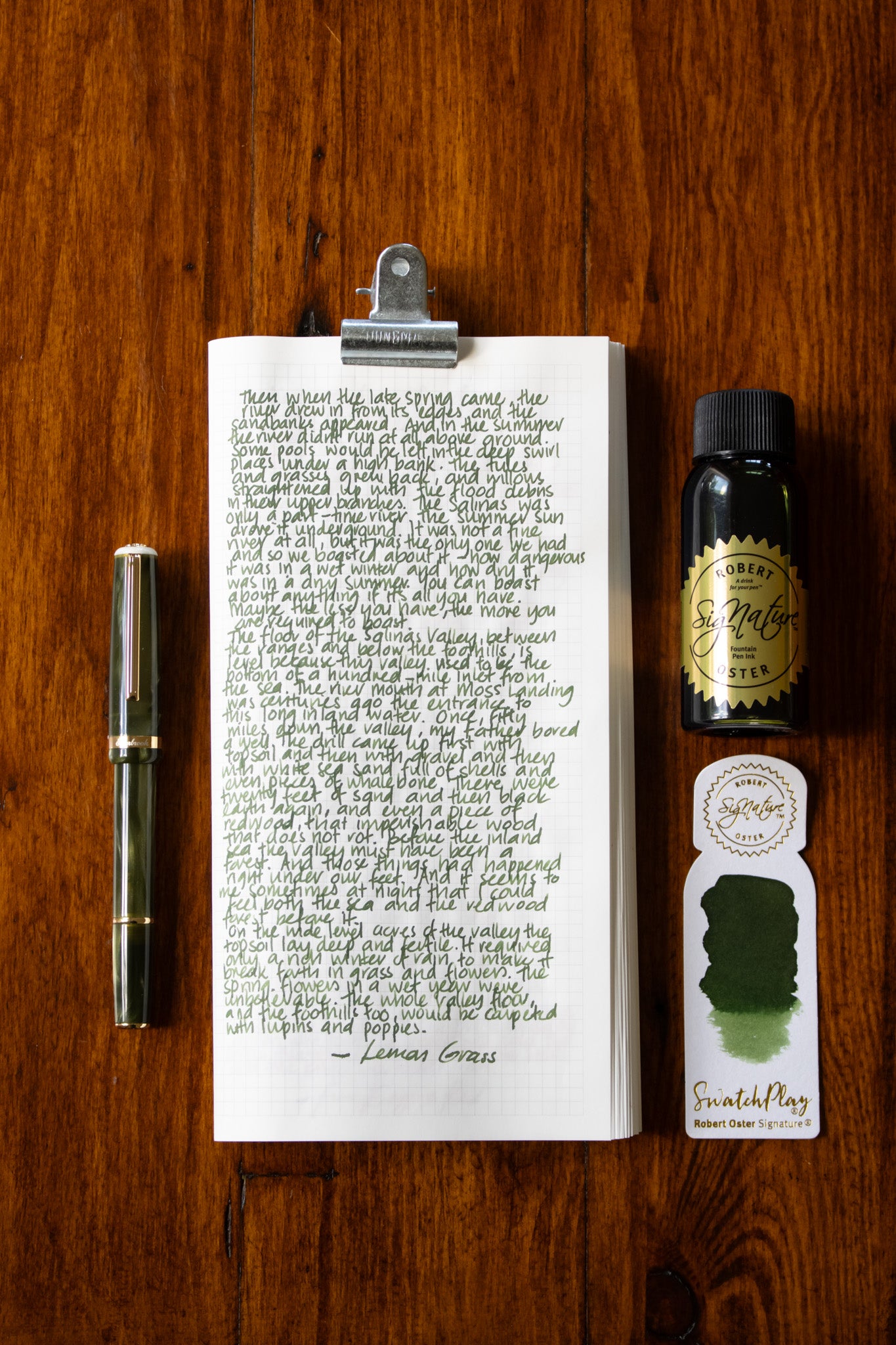 Fountain Pen Ink: Lemon Grass