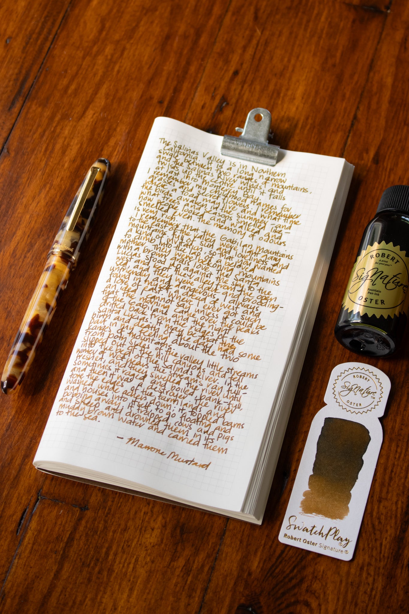 Fountain Pen Ink: Marrone Mustard