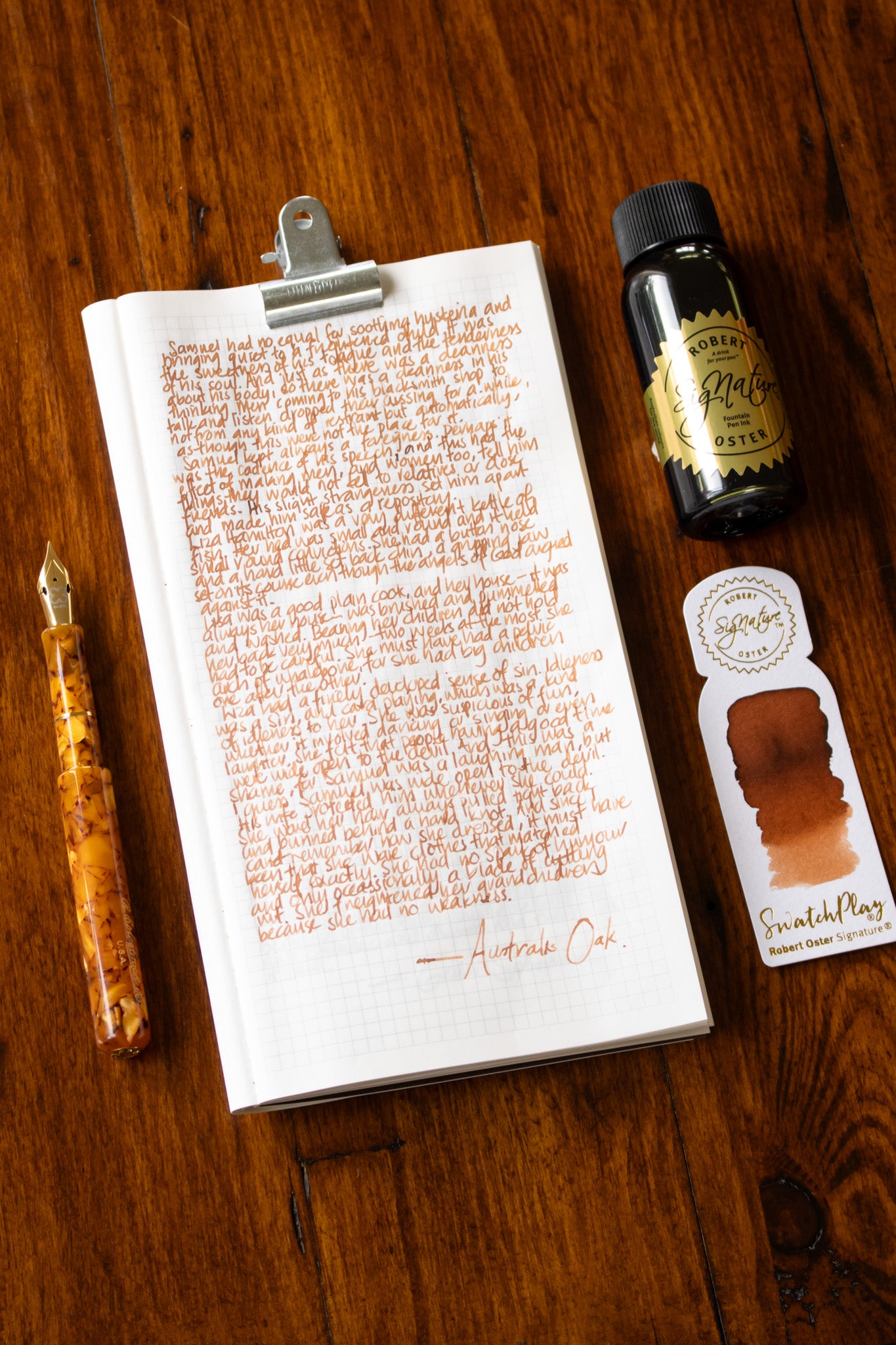 Fountain Pen Ink: Australis Oak