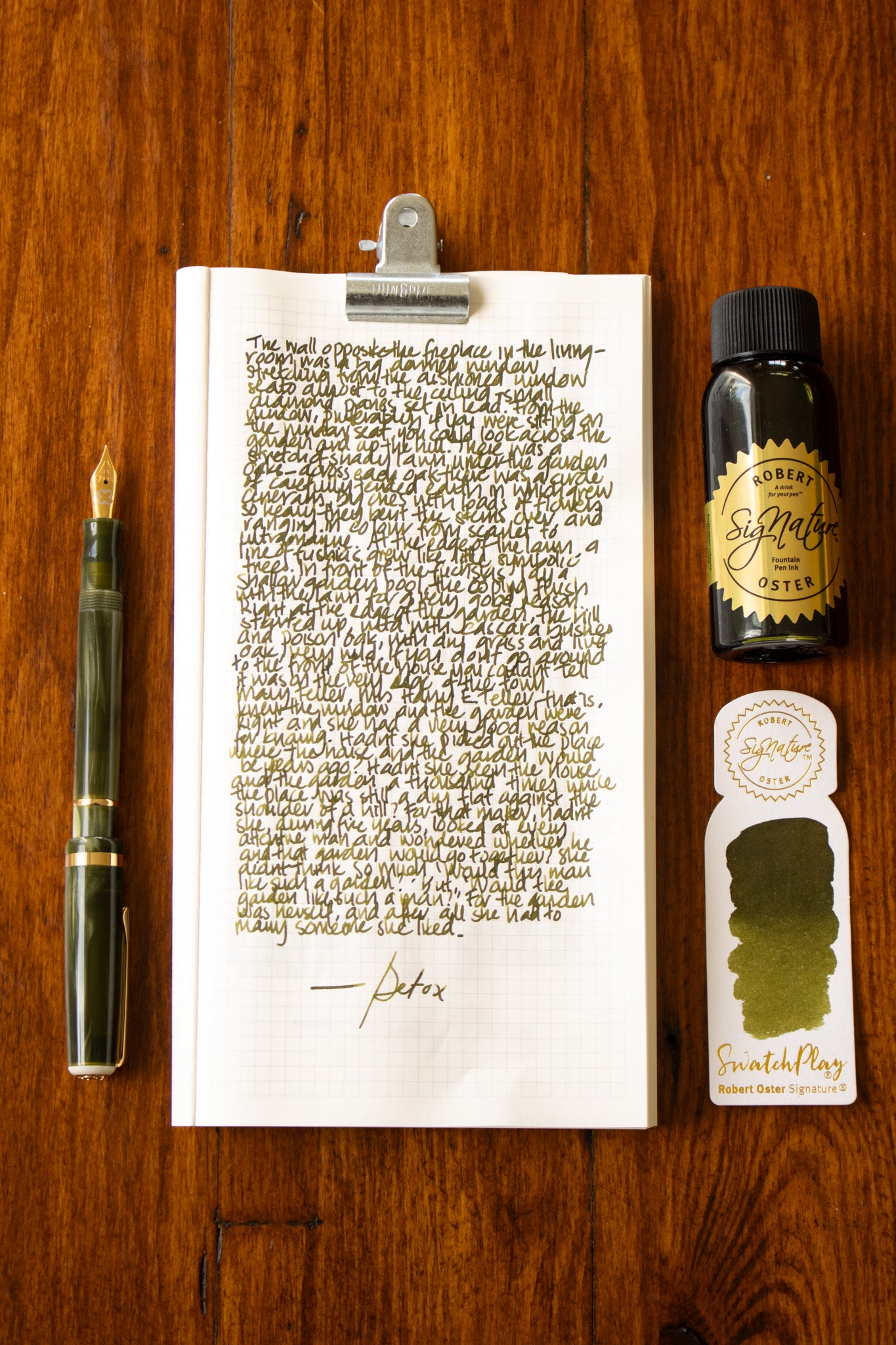 Fountain Pen Ink: Detox