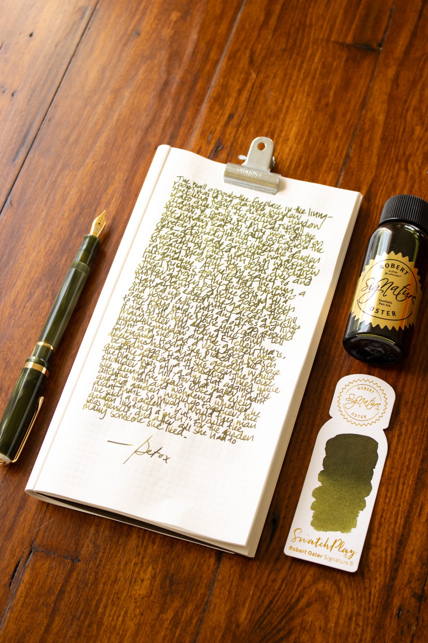 Fountain Pen Ink: Detox