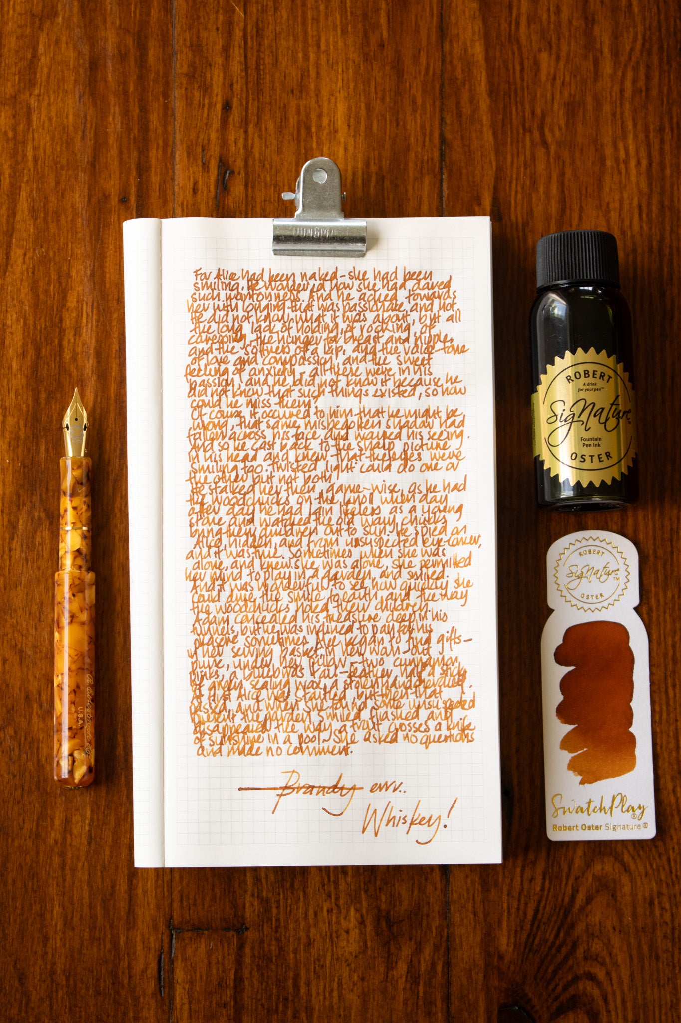 Fountain Pen Ink: Whiskey