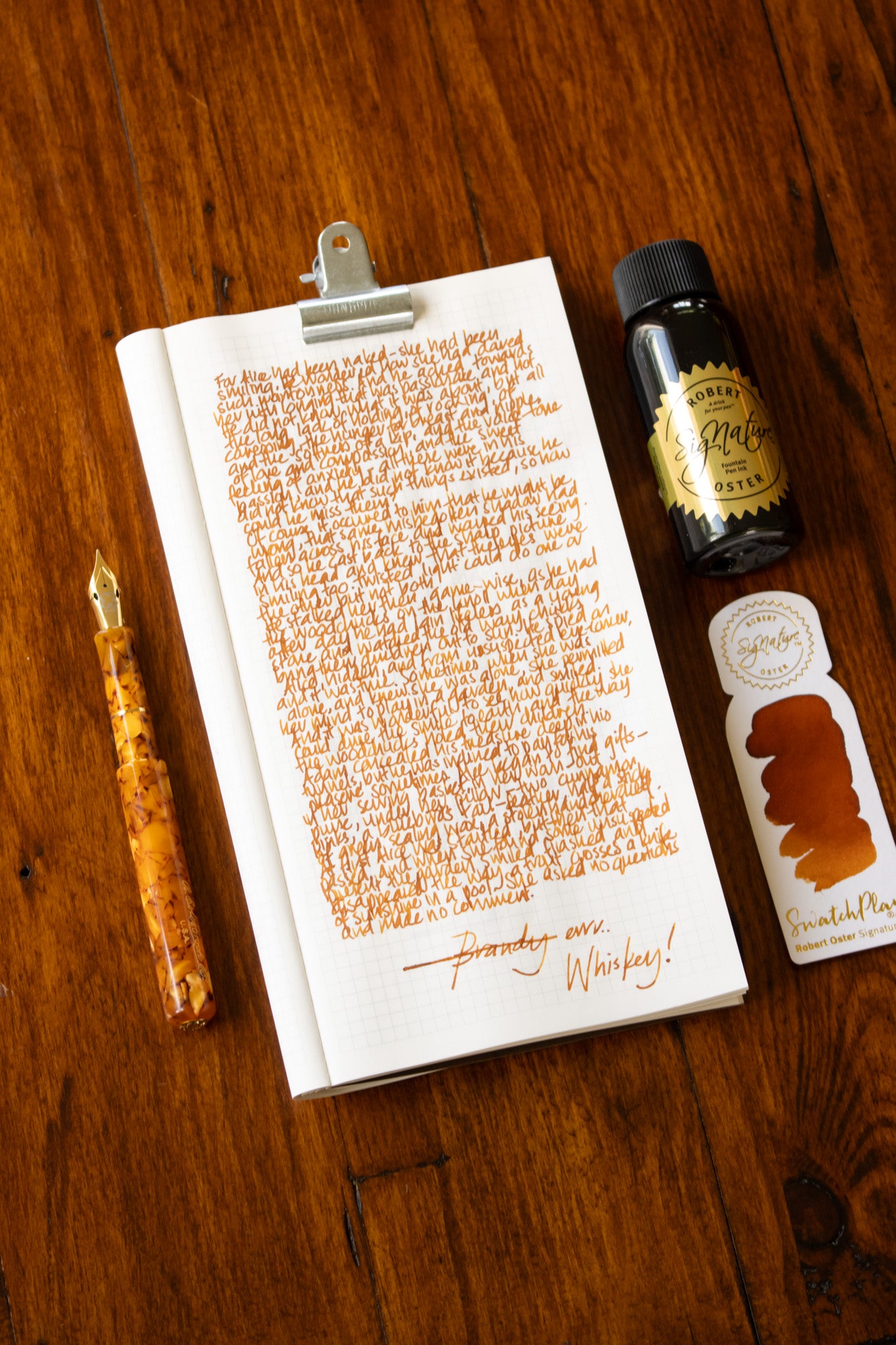 Fountain Pen Ink: Whiskey