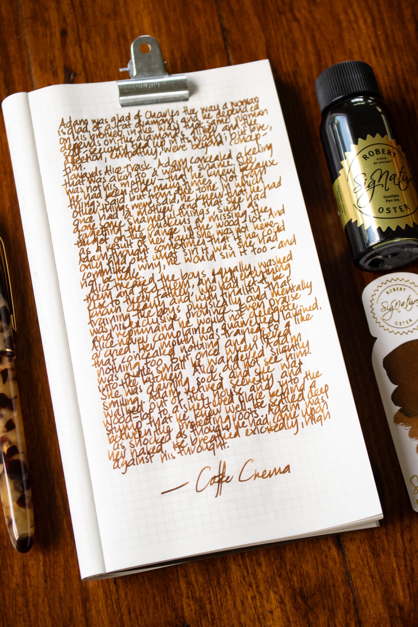 Fountain Pen Ink: Caffe Crema