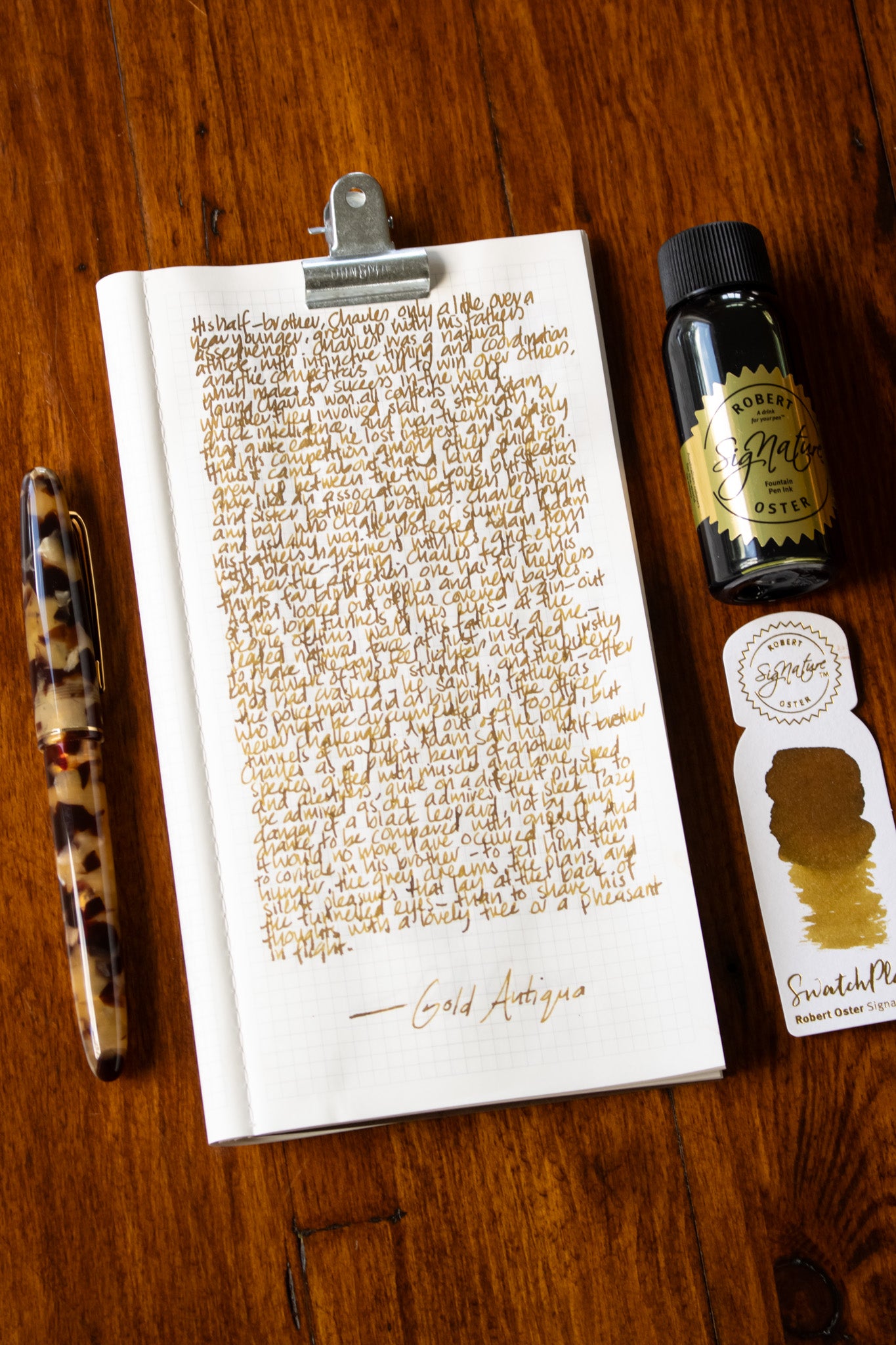 Fountain Pen Ink: Gold Antiqua