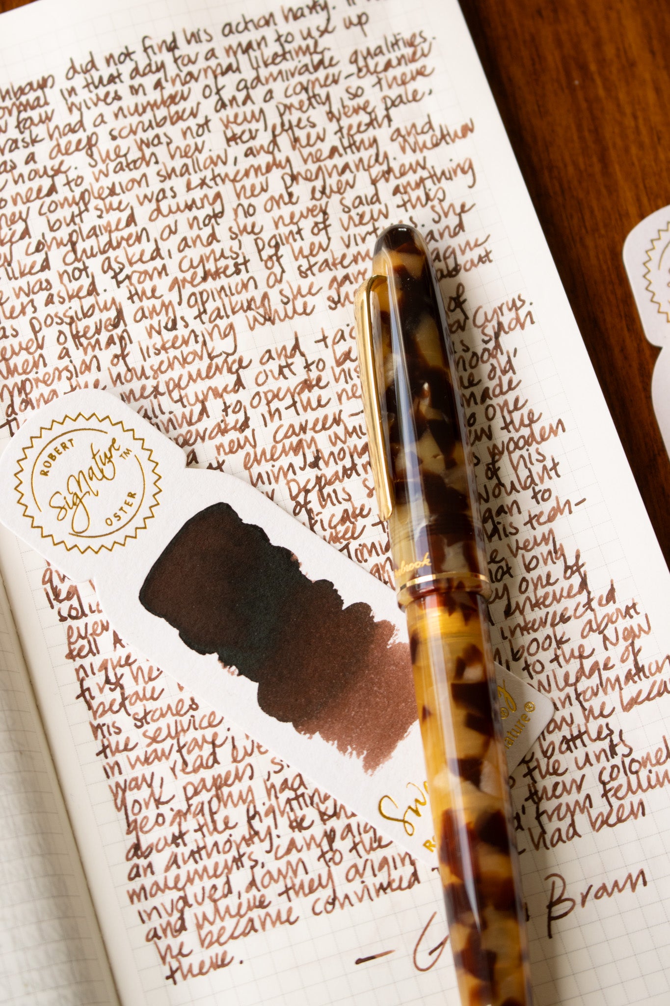 Fountain Pen Ink: Golden Brown