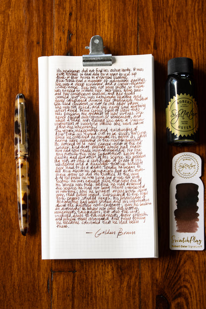 Fountain Pen Ink: Golden Brown