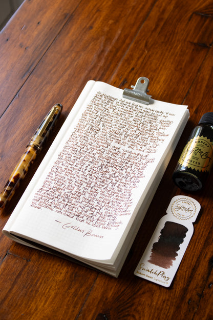Fountain Pen Ink: Golden Brown