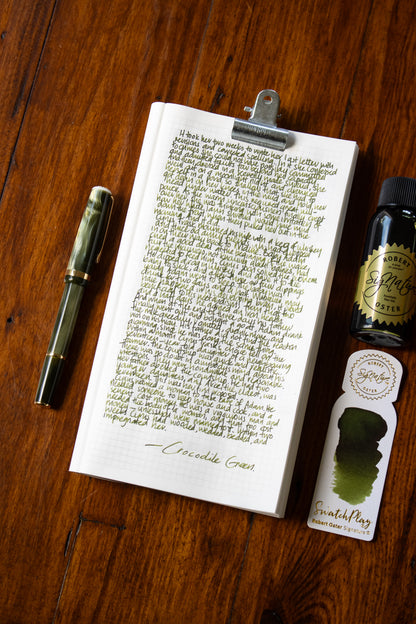 Fountain Pen Ink: Crocodile Green