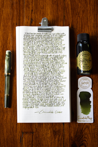 Fountain Pen Ink: Crocodile Green