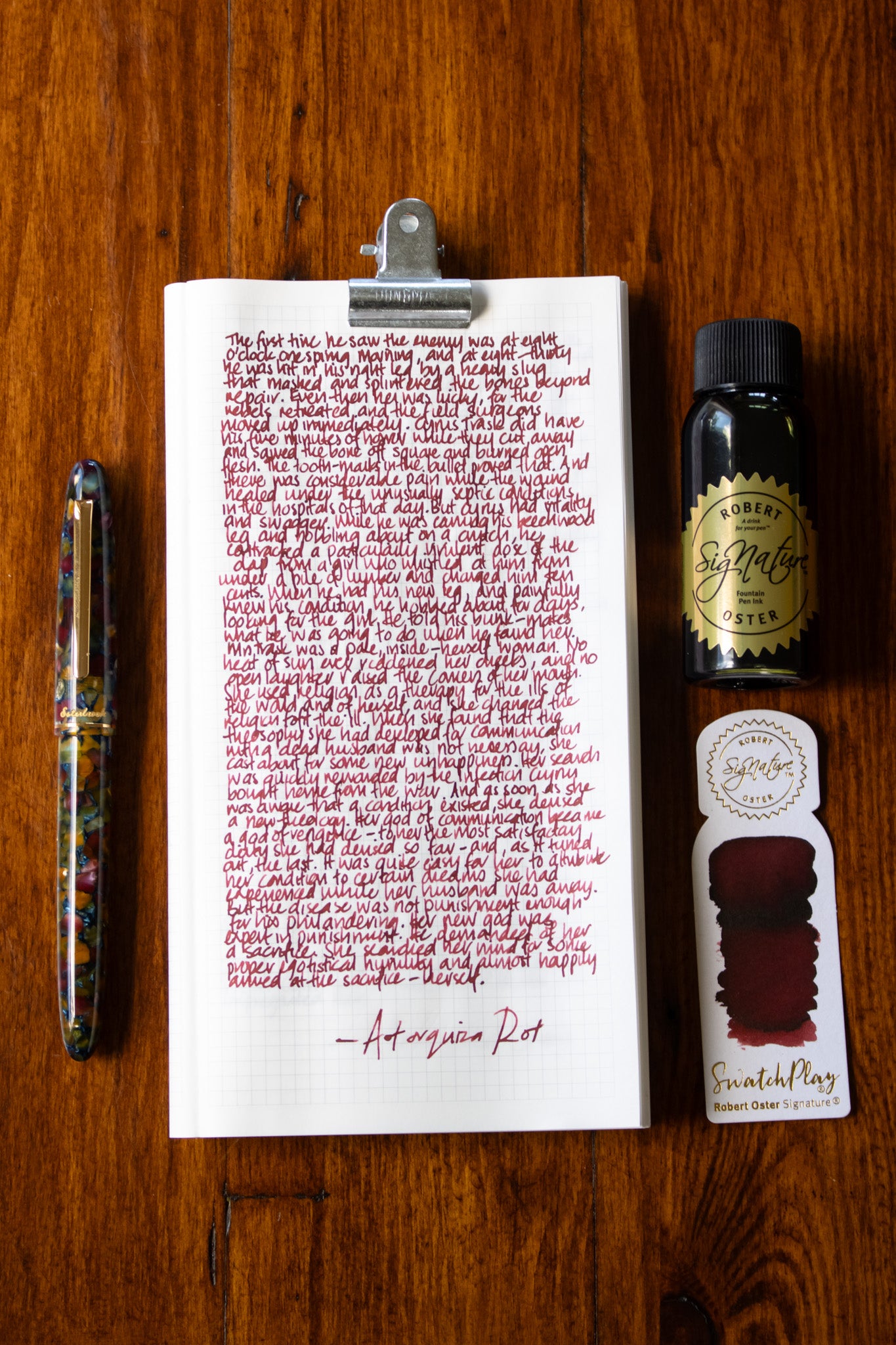 Fountain Pen Ink: Astorquiza-Rot