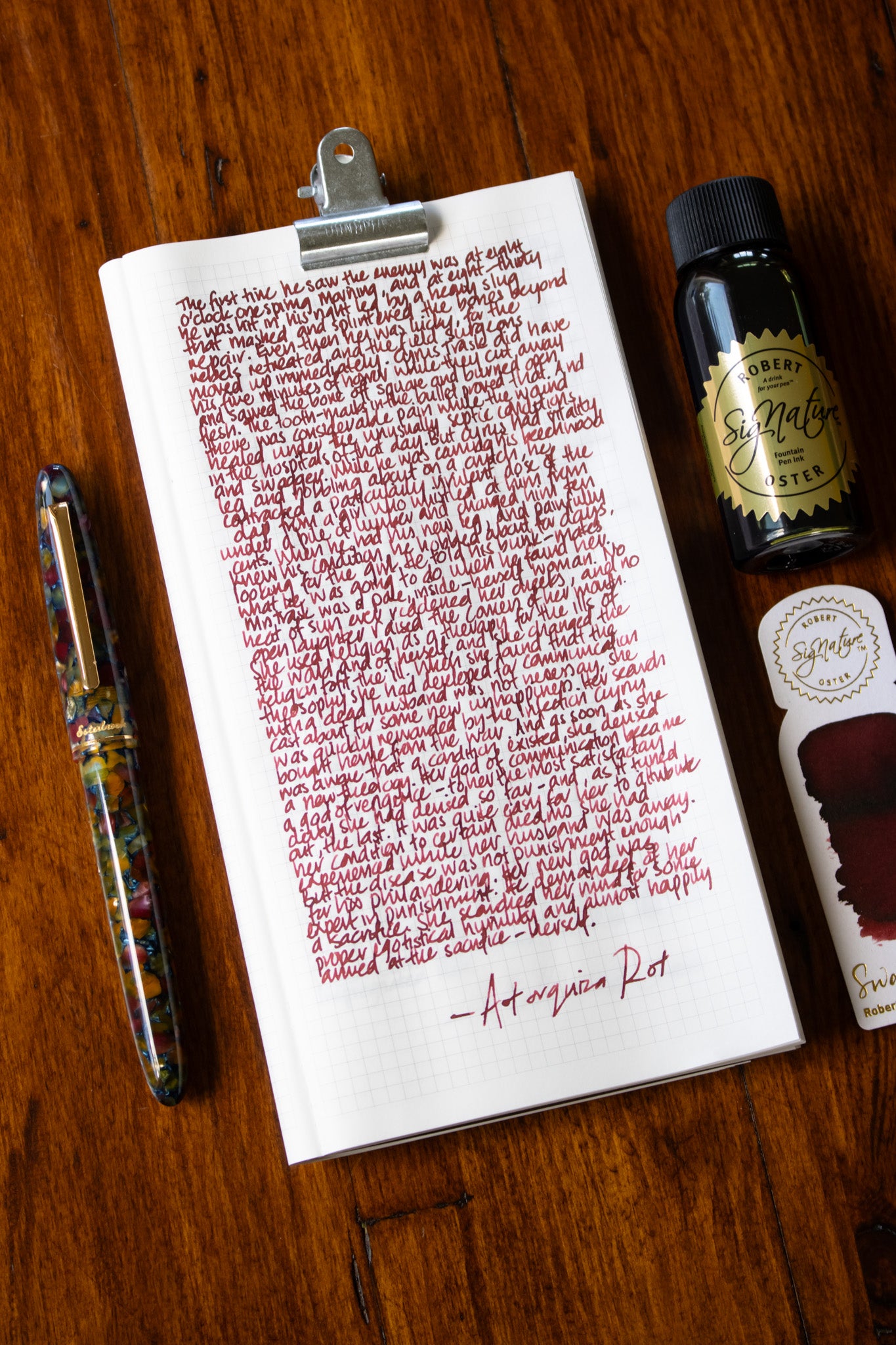 Fountain Pen Ink: Astorquiza-Rot