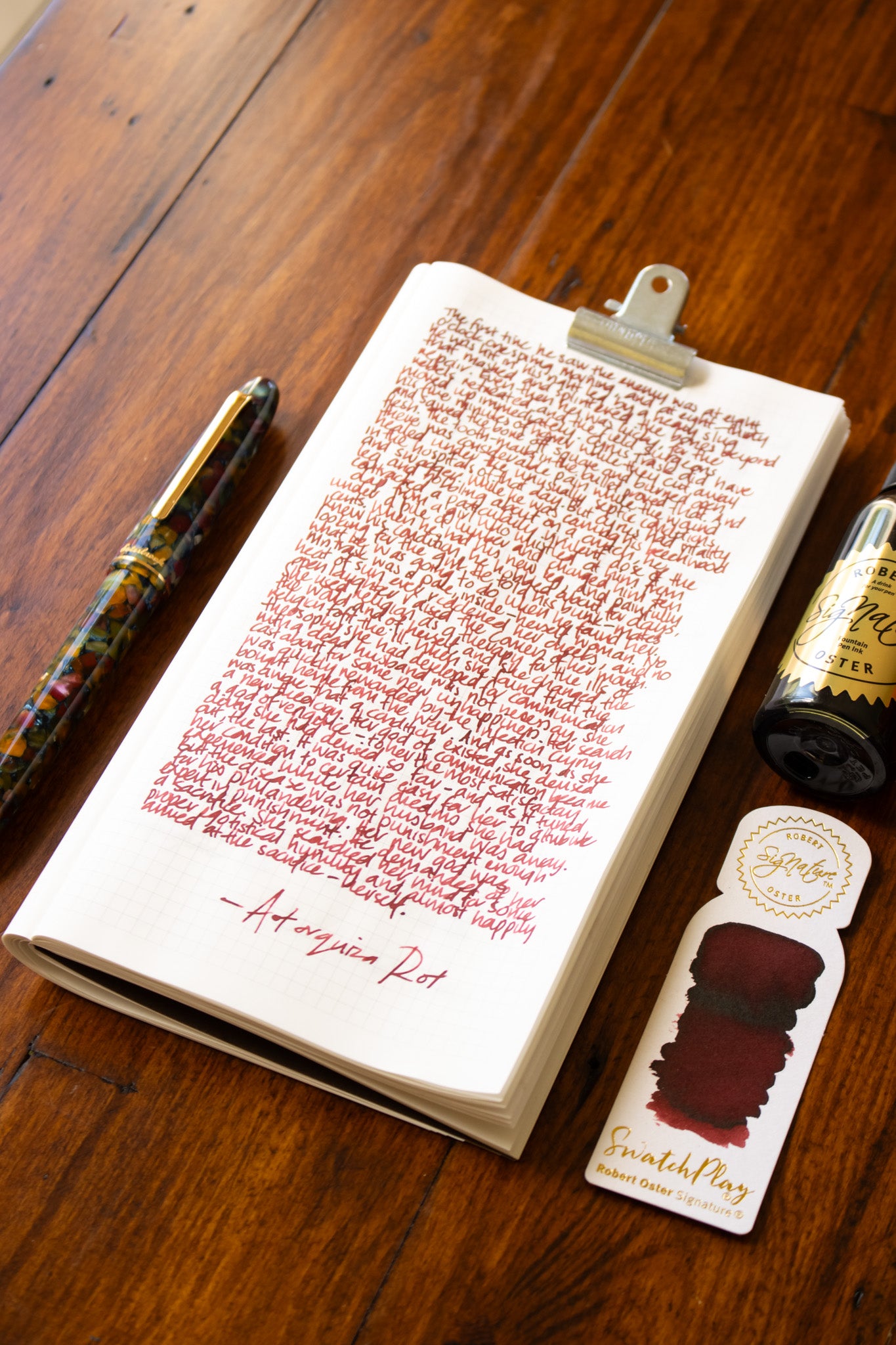 Fountain Pen Ink: Astorquiza-Rot