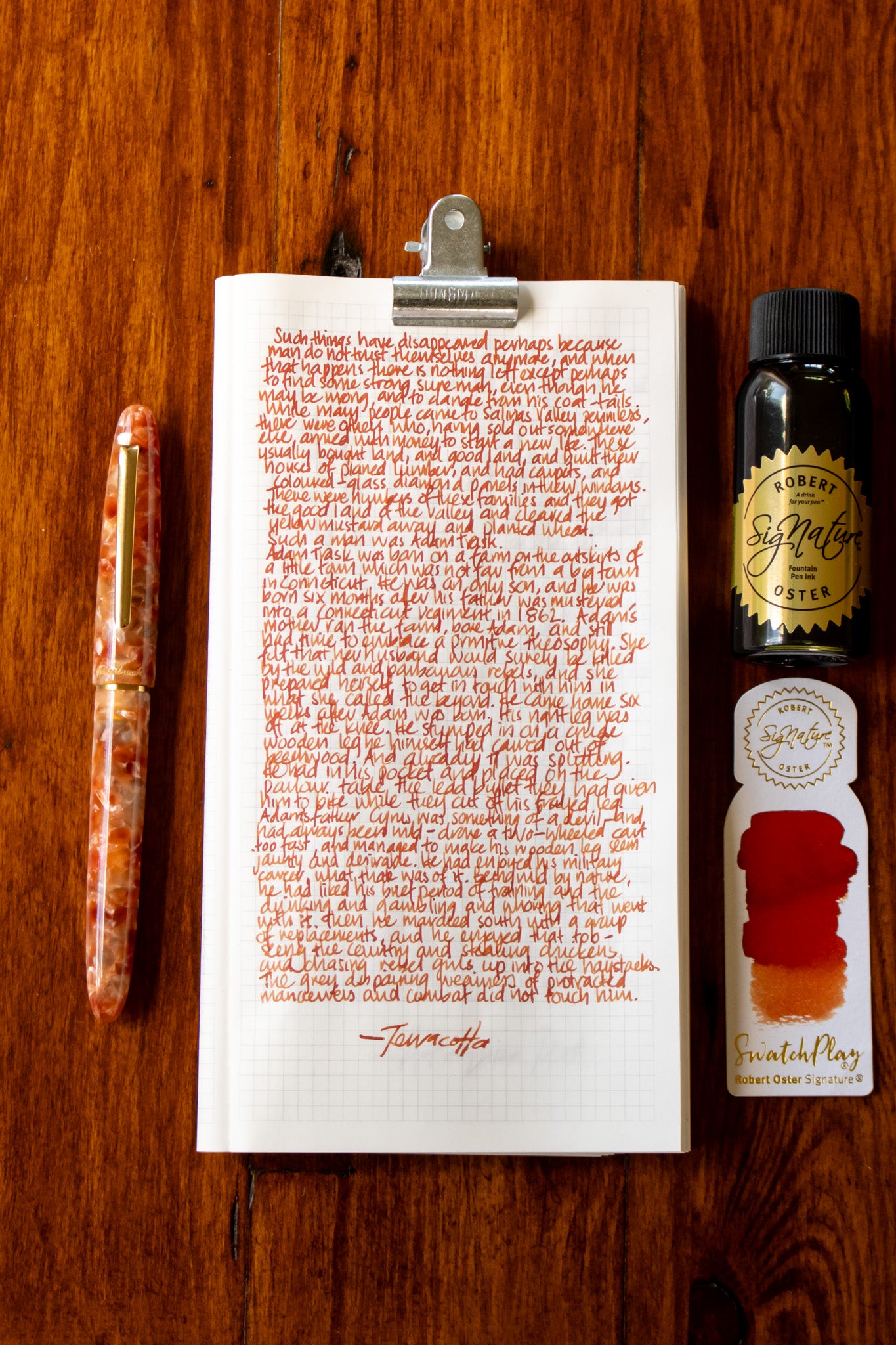 Fountain Pen Ink: Terracotta