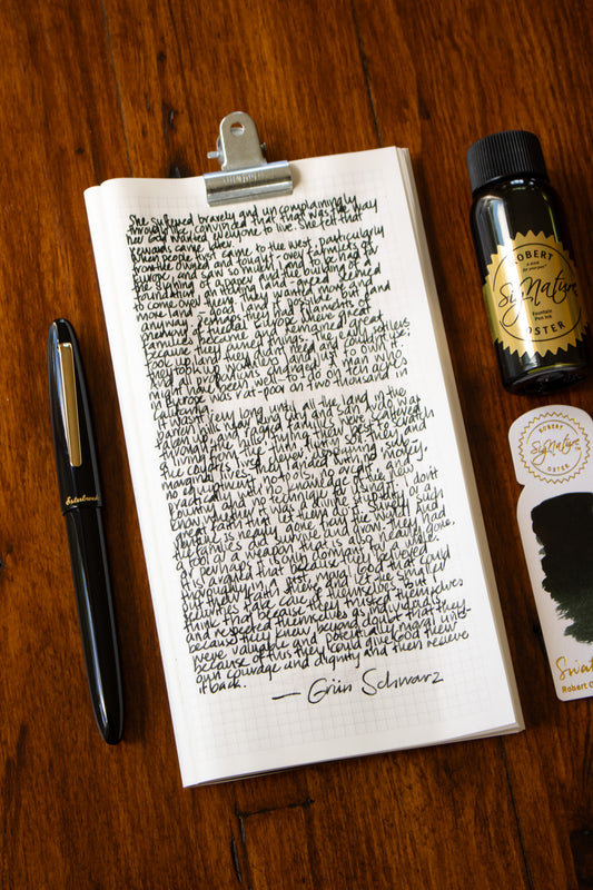 Fountain Pen Ink: Grün-Schwarz