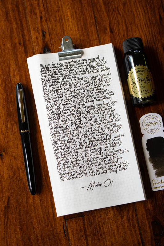 Fountain Pen Ink: Motor Oil