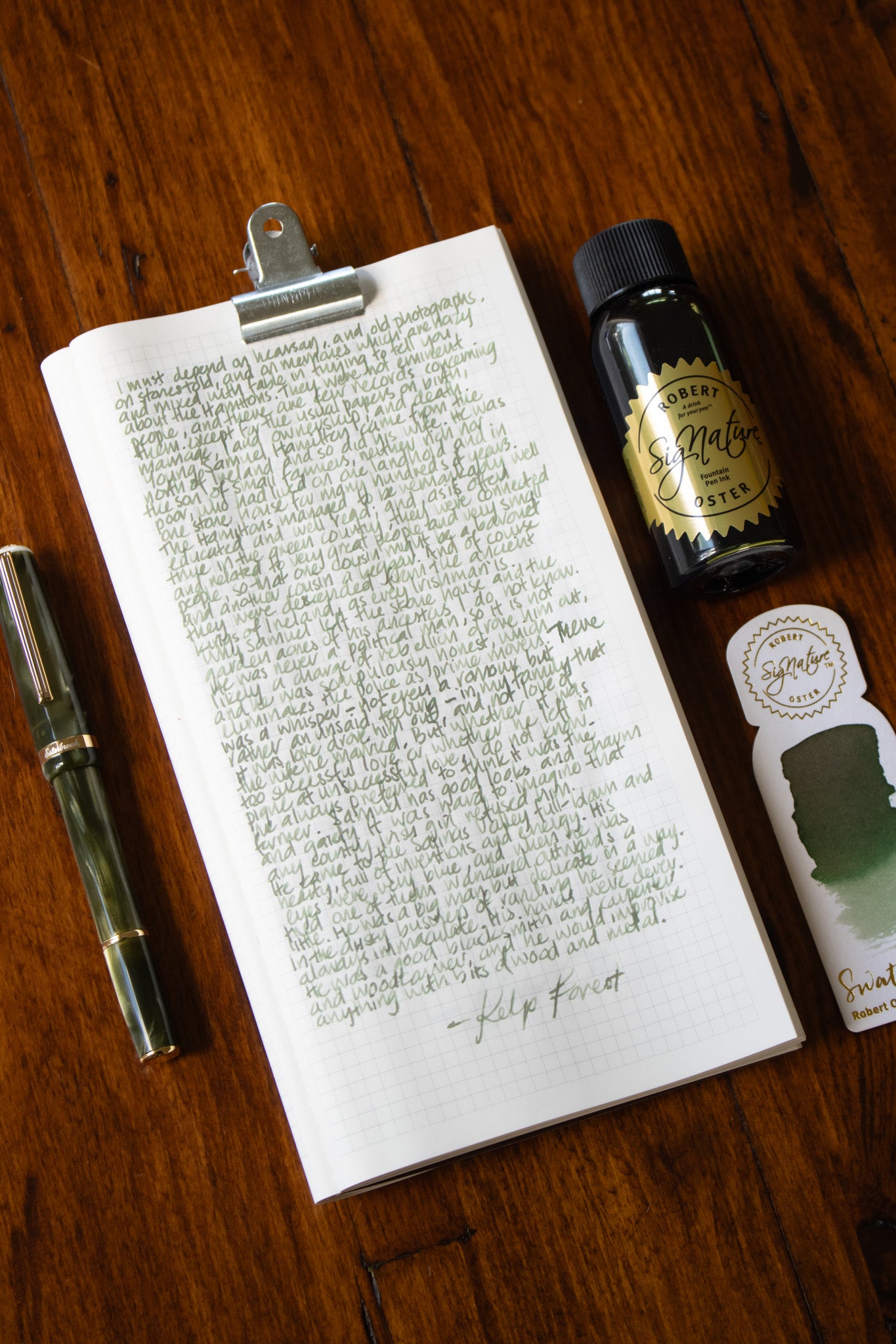 Fountain Pen Ink: Kelp Forest