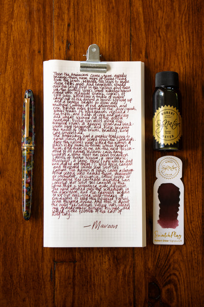 Fountain Pen Ink: Maroon