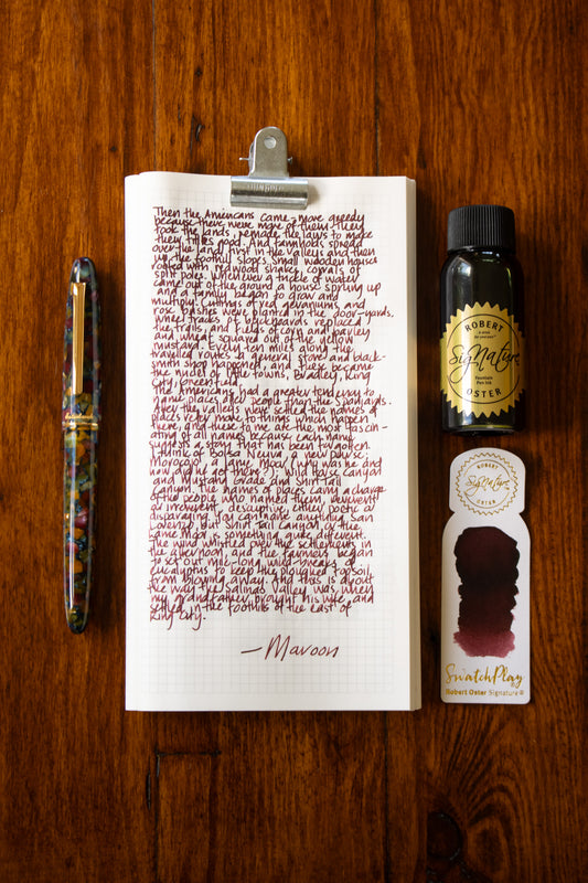Fountain Pen Ink: Maroon