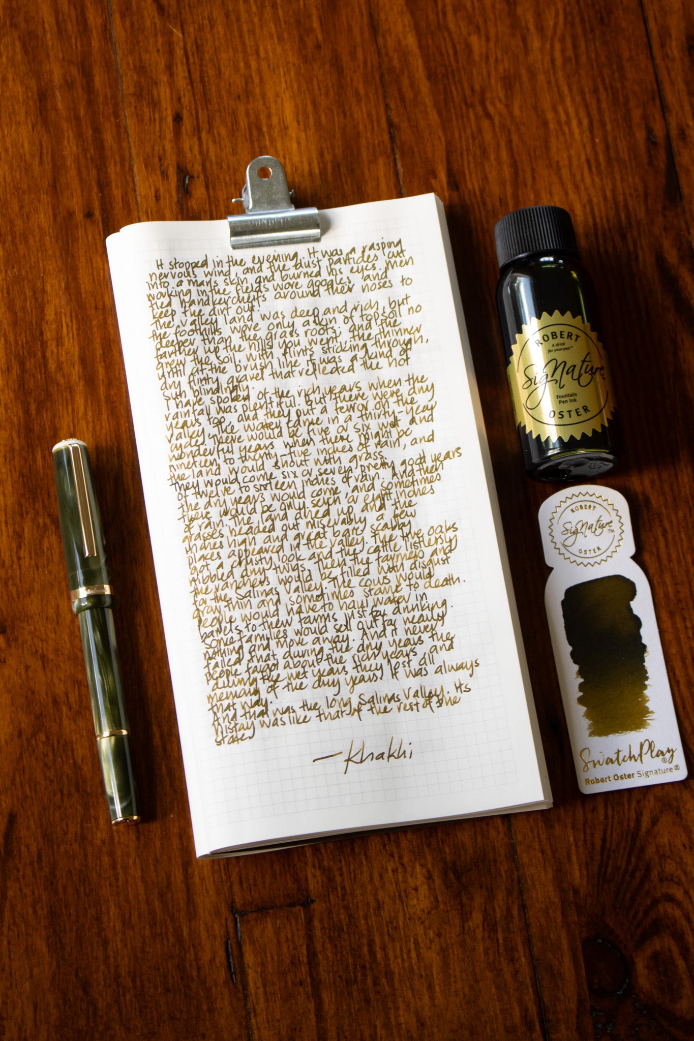 Fountain Pen Ink: Khakhi